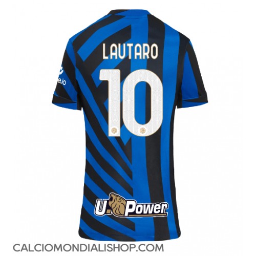 Maglie da calcio Inter Milan Lautaro Martinez #10 Prima Maglia Femminile 2024-25 Manica Corta